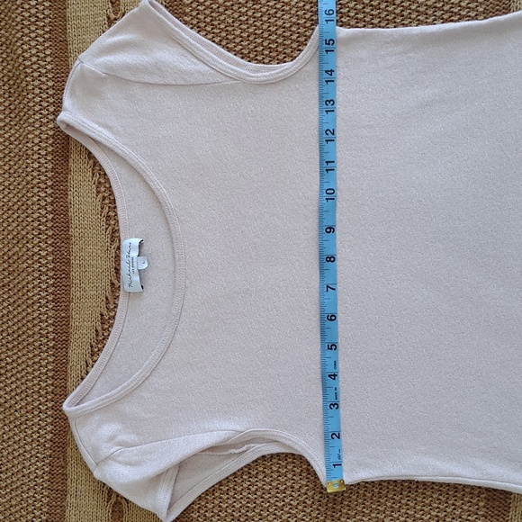 Michael Stars Shine Dusty Rose Short Sleeve Tee - Picture 4 of 8